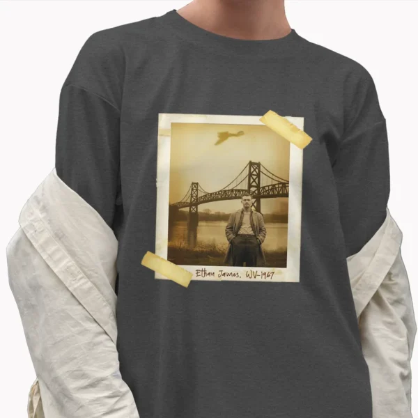 Personalized 1967 Mothman Sighting Shirt Your Face in Lost Photo, Custom Tee