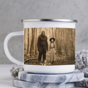 Personalized Bigfoot 1910s Portrait Camping Mug