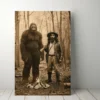 Personalized Bigfoot 1910s Portrait Canvas Vintage