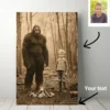 Personalized Bigfoot 1910s Portrait Canvas Vintage