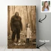 Personalized Bigfoot 1910s Portrait Canvas Vintage