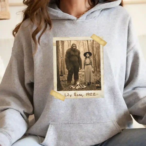Personalized Bigfoot 1910s Portrait Hoodie Vintage