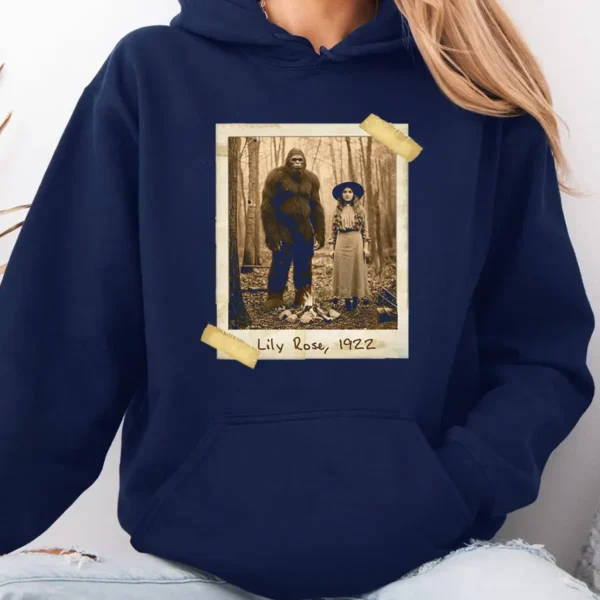 Personalized Bigfoot 1910s Portrait Hoodie Vintage
