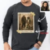 Personalized Bigfoot 1910s Portrait Long Sleeve Tee