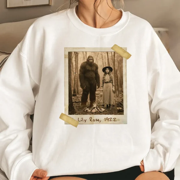 Personalized Bigfoot 1910s Portrait Sweatshirt Vintage