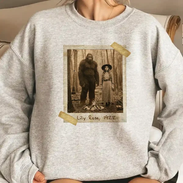 Personalized Bigfoot 1910s Portrait Sweatshirt Vintage
