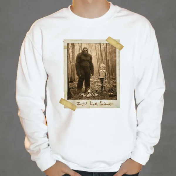 Personalized Bigfoot 1910s Portrait Sweatshirt Vintage