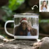 Personalized Bigfoot Christmas Camping Mug | Funny Custom Face & Text Enamel Mug 22 Personalized Bigfoot Christmas Camping Mug Funny