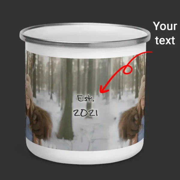 Personalized Bigfoot Christmas Camping Mug Funny
