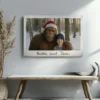 Personalized Bigfoot Christmas Canvas Custom