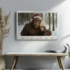 Personalized Bigfoot Christmas Canvas Custom