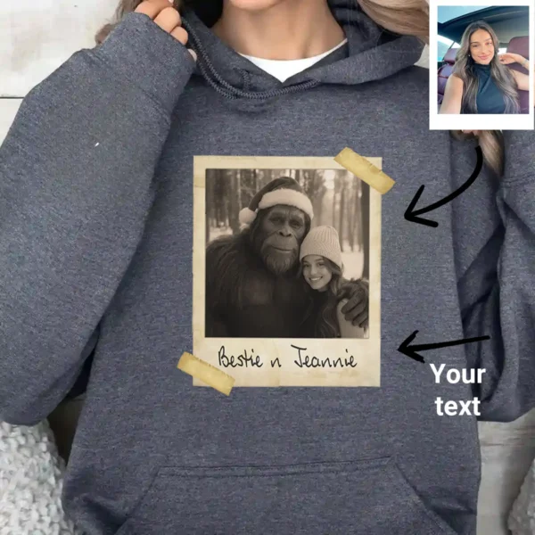 Personalized Bigfoot Christmas Hoodie Funny