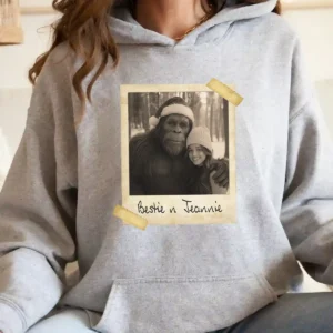 Personalized Bigfoot Christmas Hoodie Funny
