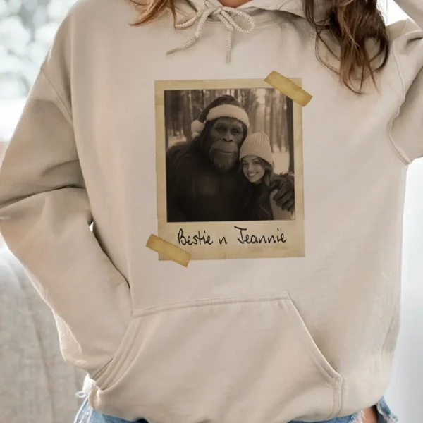 Personalized Bigfoot Christmas Hoodie Funny