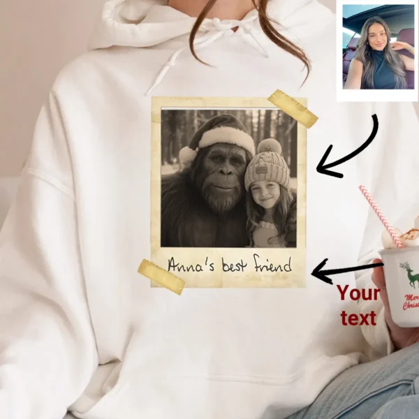 Personalized Bigfoot Christmas Hoodie Funny
