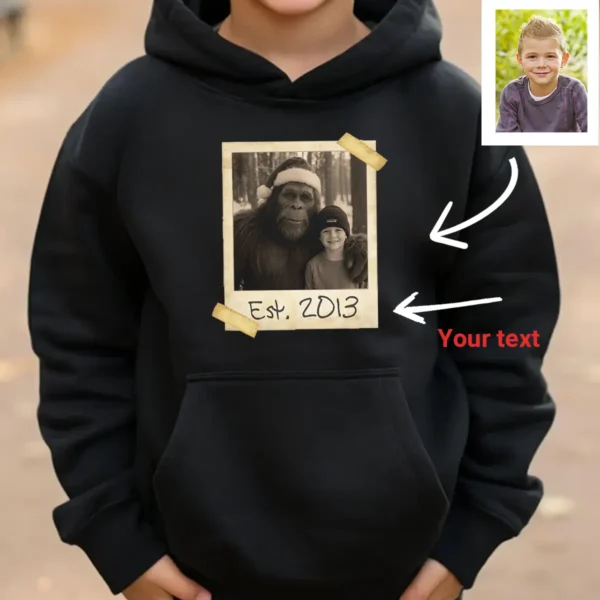 Personalized Bigfoot Christmas Hoodie Funny