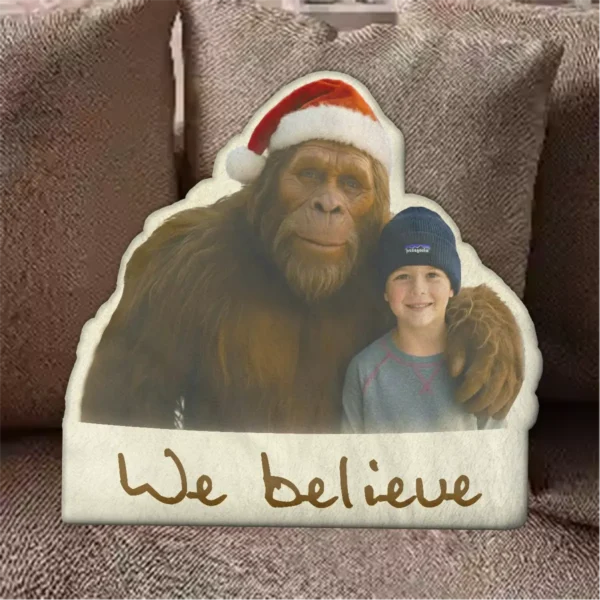 Personalized Bigfoot Christmas Pillow Funny