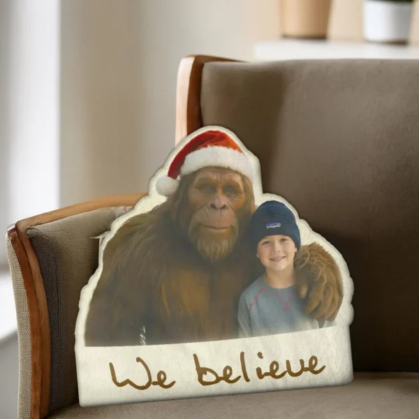 Personalized Bigfoot Christmas Pillow Funny