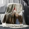 Personalized Bigfoot Christmas Sherpa Blanket Funny