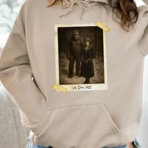 Personalized Bigfoot Photo 1920s Hoodie Vintage