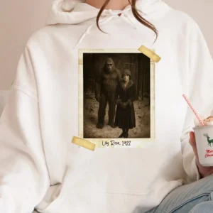 Personalized Bigfoot Photo 1920s Hoodie Vintage