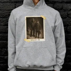 Personalized Bigfoot Photo 1920s Hoodie Vintage