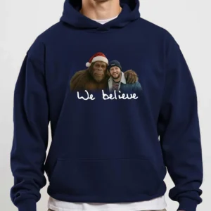 Personalized Bigfoot Photo Christmas Hoodie Funny