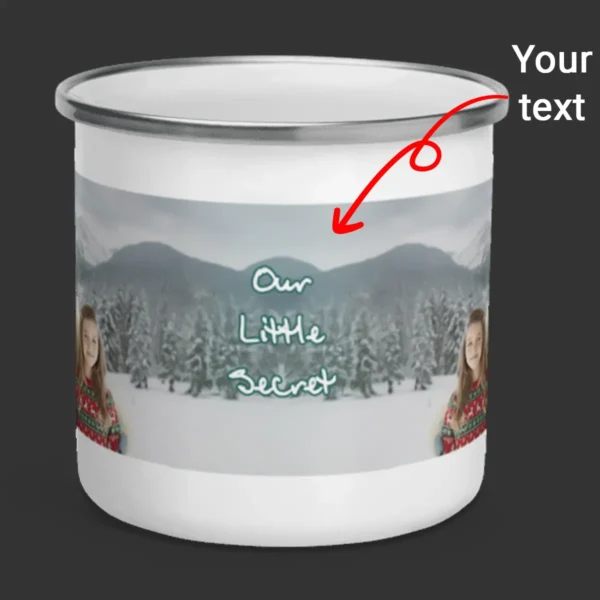 Personalized Christmas Yeti Camping Mug Classic 1964 Stop-Motion Movie Custom Enamel Mug