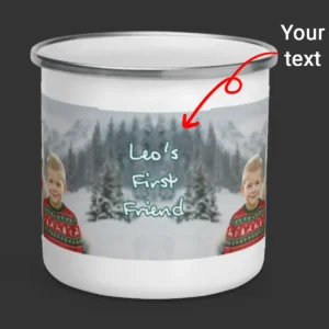 Personalized Christmas Yeti Camping Mug Classic 1964 Stop-Motion Movie Custom Enamel Mug
