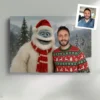 Personalized Christmas Yeti Canvas | Classic 1964 Stop-Motion Movie Wall Art Custom 22 Personalized Christmas Yeti Canvas Classic 1964 Stop-Motion Movie Wall Art Custom