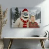 Personalized Christmas Yeti Canvas | Classic 1964 Stop-Motion Movie Wall Art Custom 30 Personalized Christmas Yeti Canvas Classic 1964 Stop-Motion Movie Wall Art Custom