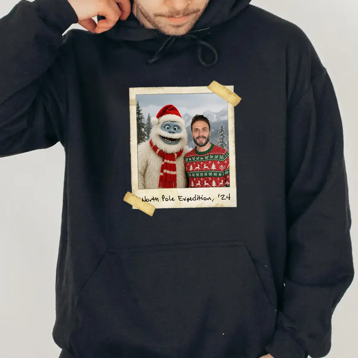 Personalized Christmas Yeti Hoodie | Classic 1964 Stop-Motion Movie Custom Hooded Sweatshirt 2 Personalized Christmas Yeti Hoodie Classic 1964 Stop-Motion Movie Custom Hooded Sweatshirt