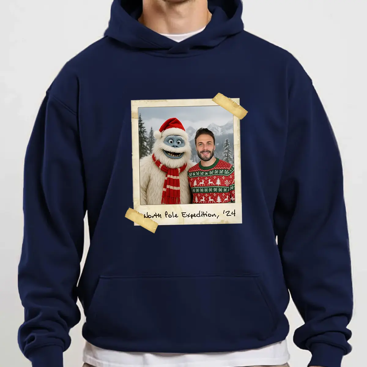 Personalized Christmas Yeti Hoodie | Classic 1964 Stop-Motion Movie Custom Hooded Sweatshirt 3 Personalized Christmas Yeti Hoodie Classic 1964 Stop-Motion Movie Custom Hooded Sweatshirt