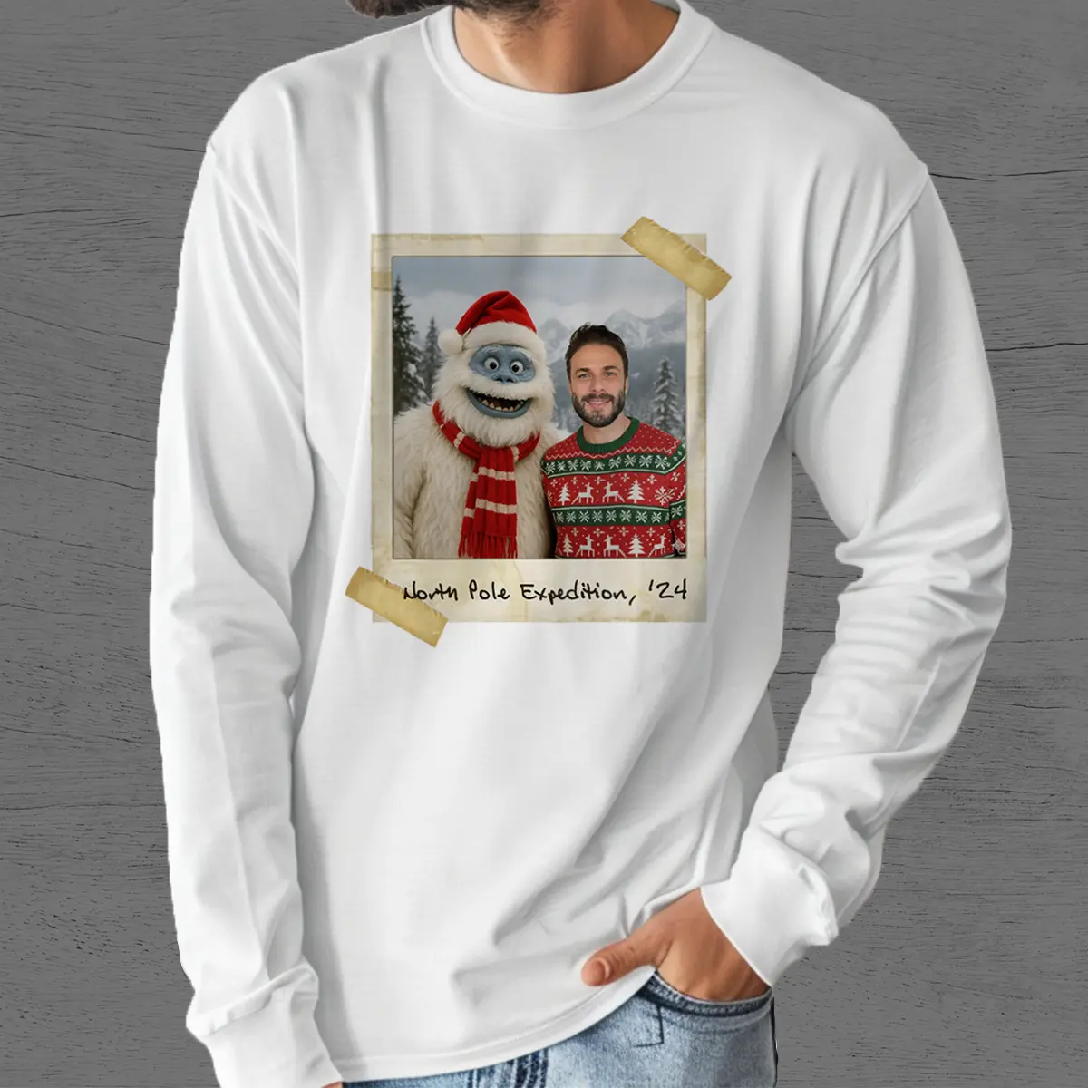 Personalized Christmas Yeti Long Sleeve Tee | Classic 1964 Stop-Motion Movie Custom Crewneck 3 Personalized Christmas Yeti Long Sleeve Tee Classic 1964 Stop-Motion Movie Custom Crewneck