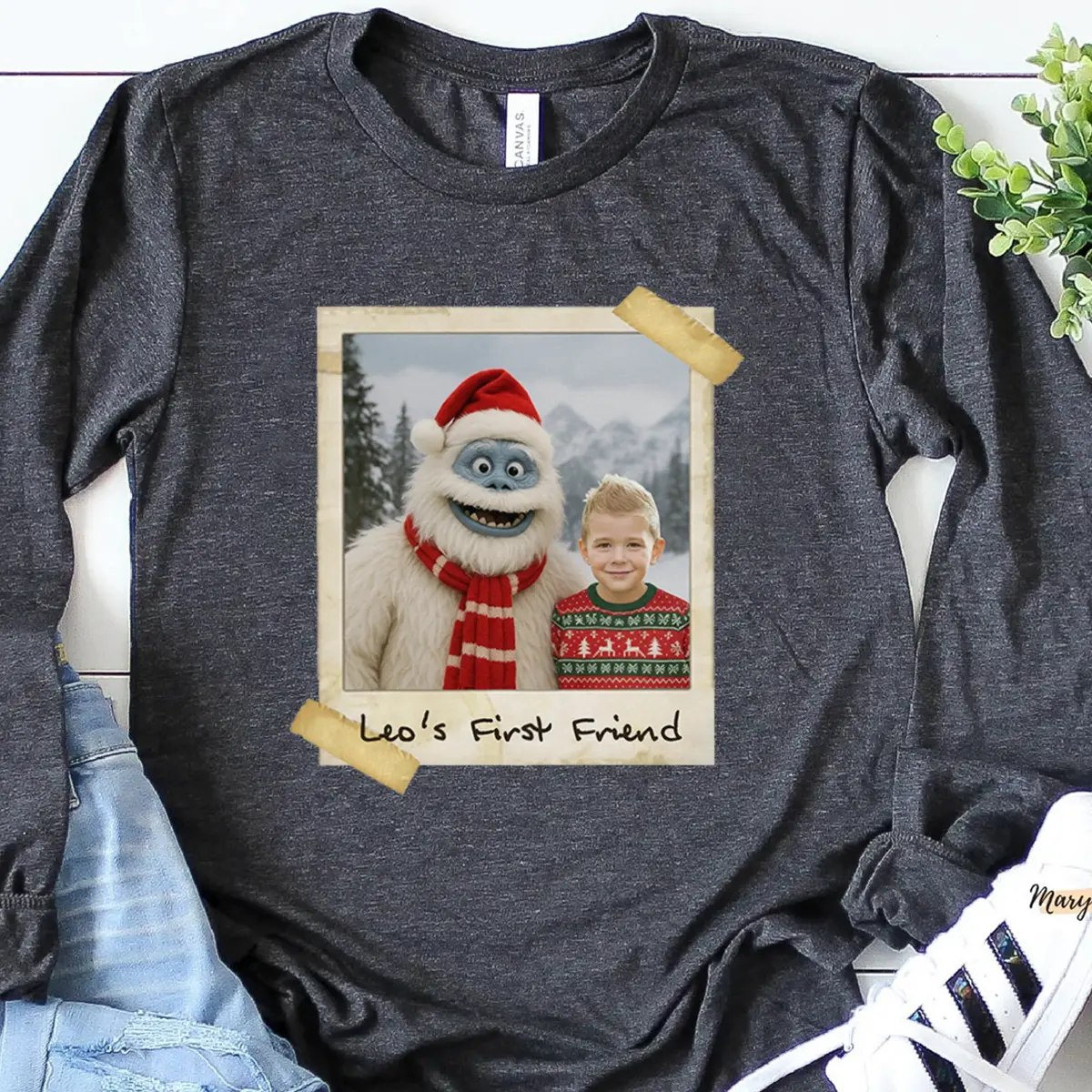 Personalized Christmas Yeti Long Sleeve Tee | Classic 1964 Stop-Motion Movie Custom Crewneck 8 Personalized Christmas Yeti Long Sleeve Tee Classic 1964 Stop-Motion Movie Custom Crewneck