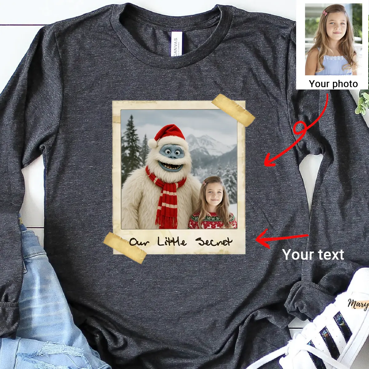Personalized Christmas Yeti Long Sleeve Tee | Classic 1964 Stop-Motion Movie Custom Crewneck 9 Personalized Christmas Yeti Long Sleeve Tee Classic 1964 Stop-Motion Movie Custom Crewneck