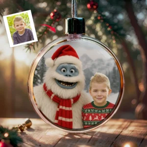 Personalized Christmas Yeti Ornament Classic 1964 Stop-Motion Movie Custom Gift