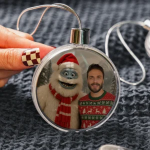 Personalized Christmas Yeti Ornament Classic 1964 Stop-Motion Movie Custom Gift