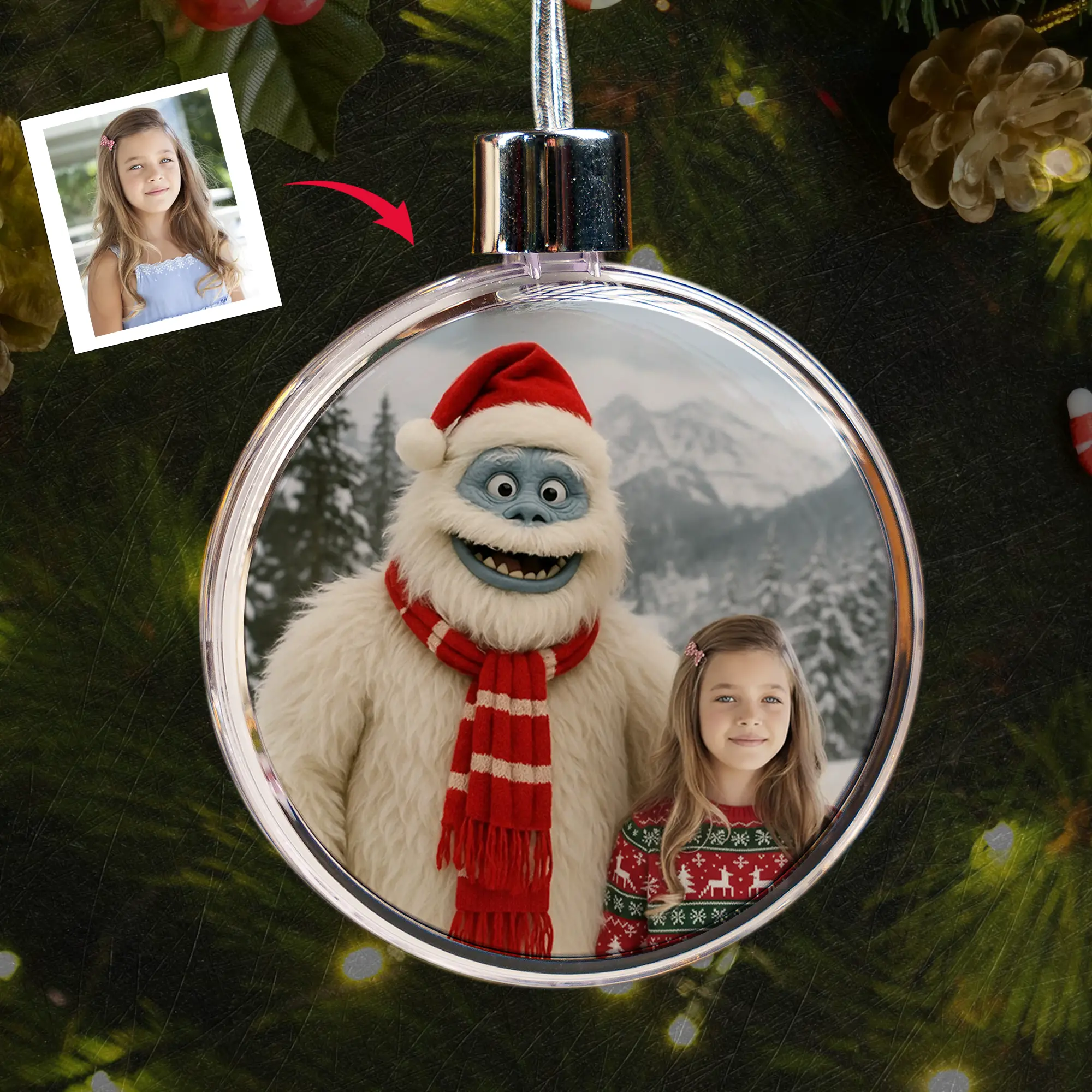 Personalized Christmas Yeti Ornament | Classic 1964 Stop-Motion Movie Custom Gift 7 Personalized Christmas Yeti Ornament Classic 1964 Stop-Motion Movie Custom Gift