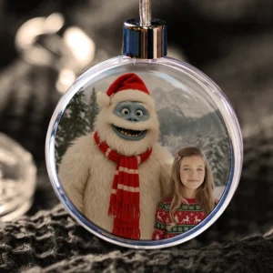 Personalized Christmas Yeti Ornament Classic 1964 Stop-Motion Movie Custom Gift