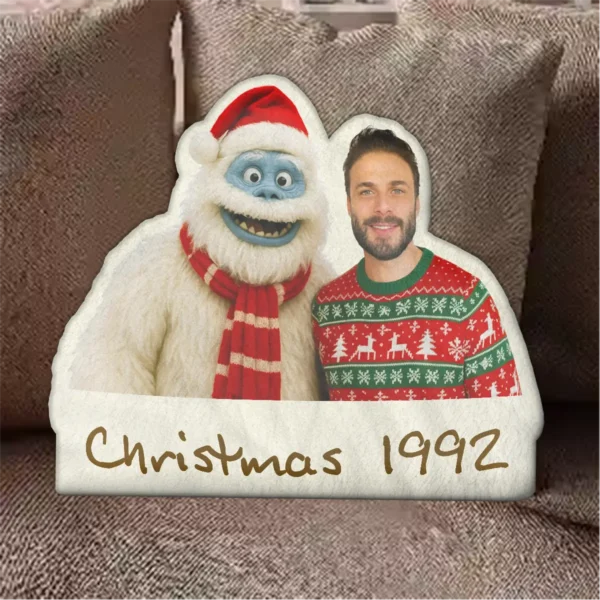 Personalized Christmas Yeti Pillow Classic 1964 Stop-Motion Movie Custom Plushie