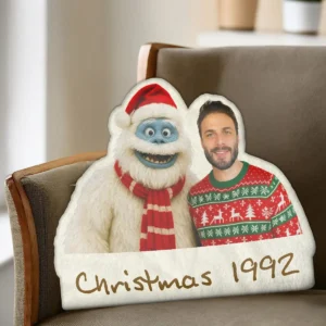 Personalized Christmas Yeti Pillow Classic 1964 Stop-Motion Movie Custom Plushie