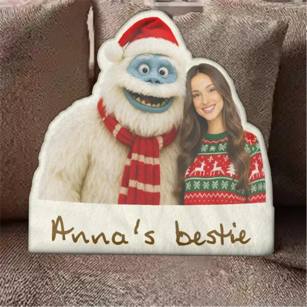 Personalized Christmas Yeti Pillow Classic 1964 Stop-Motion Movie Custom Plushie