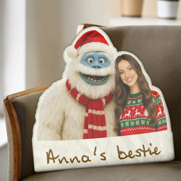 Personalized Christmas Yeti Pillow Classic 1964 Stop-Motion Movie Custom Plushie