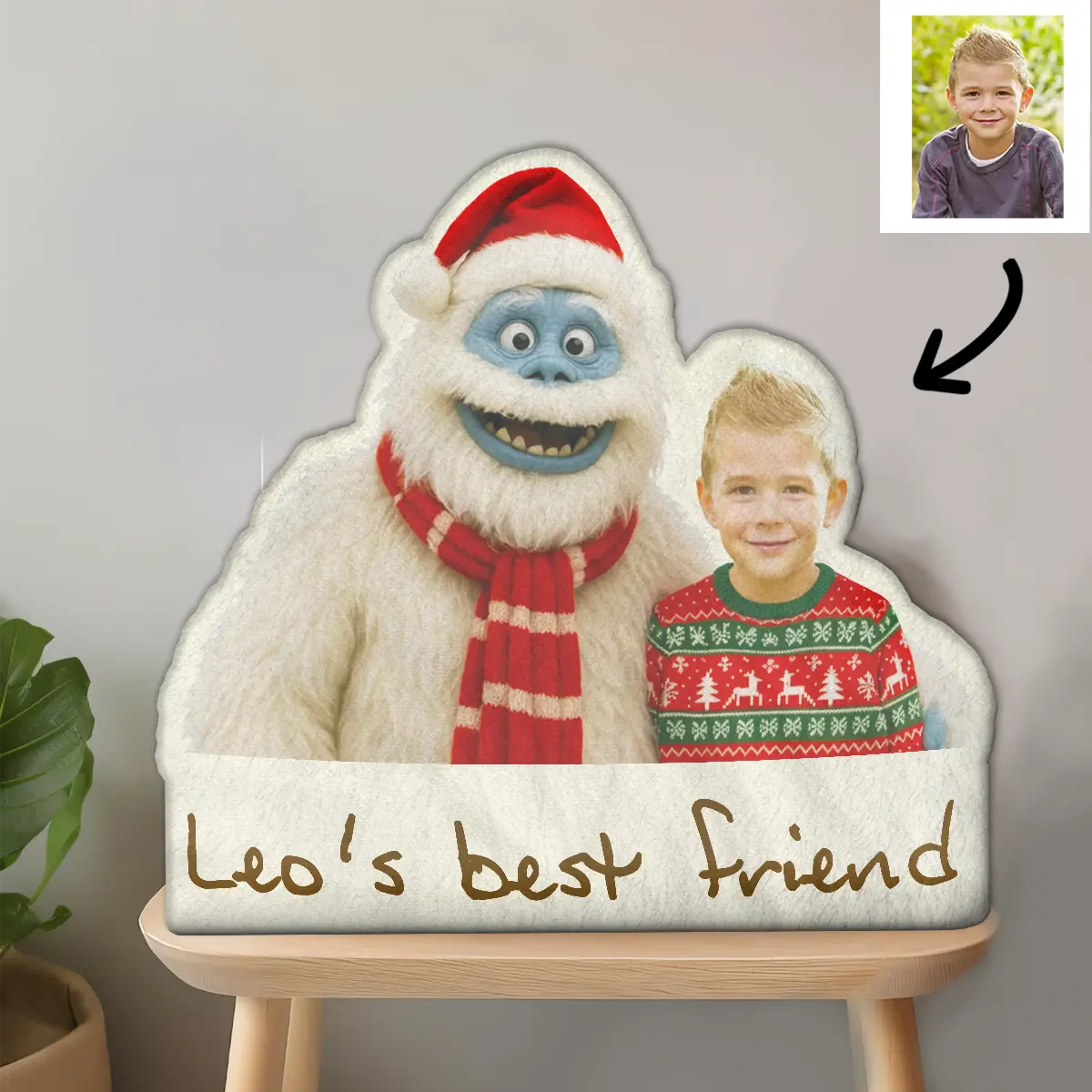 Personalized Christmas Yeti Pillow | Classic 1964 Stop-Motion Movie Custom Plushie 7 Personalized Christmas Yeti Pillow Classic 1964 Stop-Motion Movie Custom Plushie