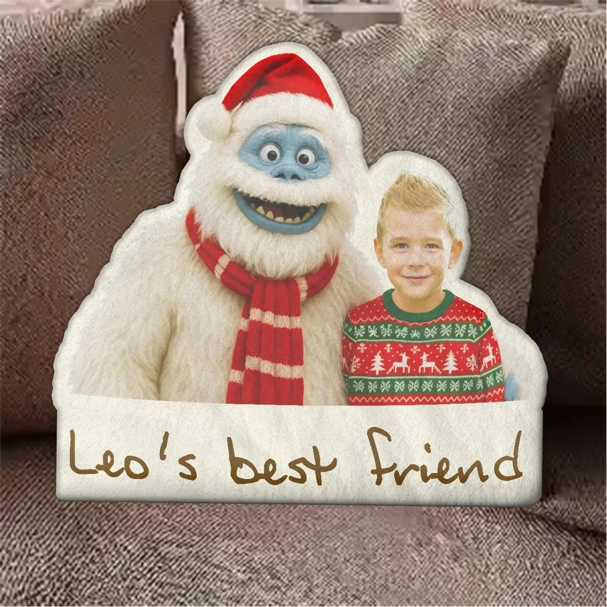 Personalized Christmas Yeti Pillow | Classic 1964 Stop-Motion Movie Custom Plushie 8 Personalized Christmas Yeti Pillow Classic 1964 Stop-Motion Movie Custom Plushie