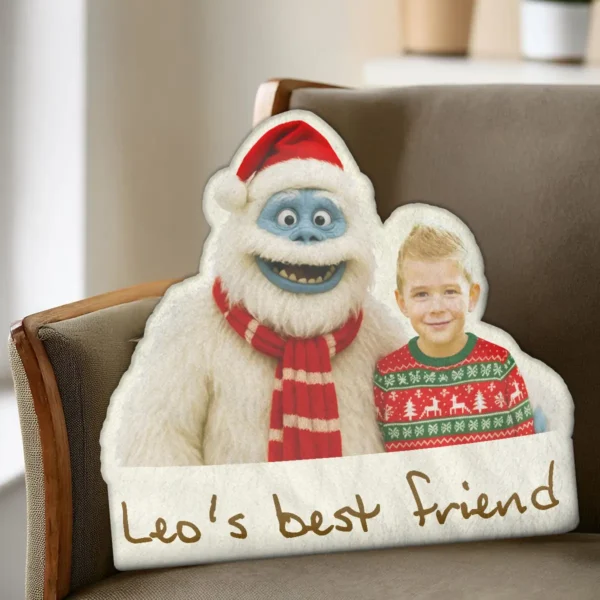 Personalized Christmas Yeti Pillow Classic 1964 Stop-Motion Movie Custom Plushie