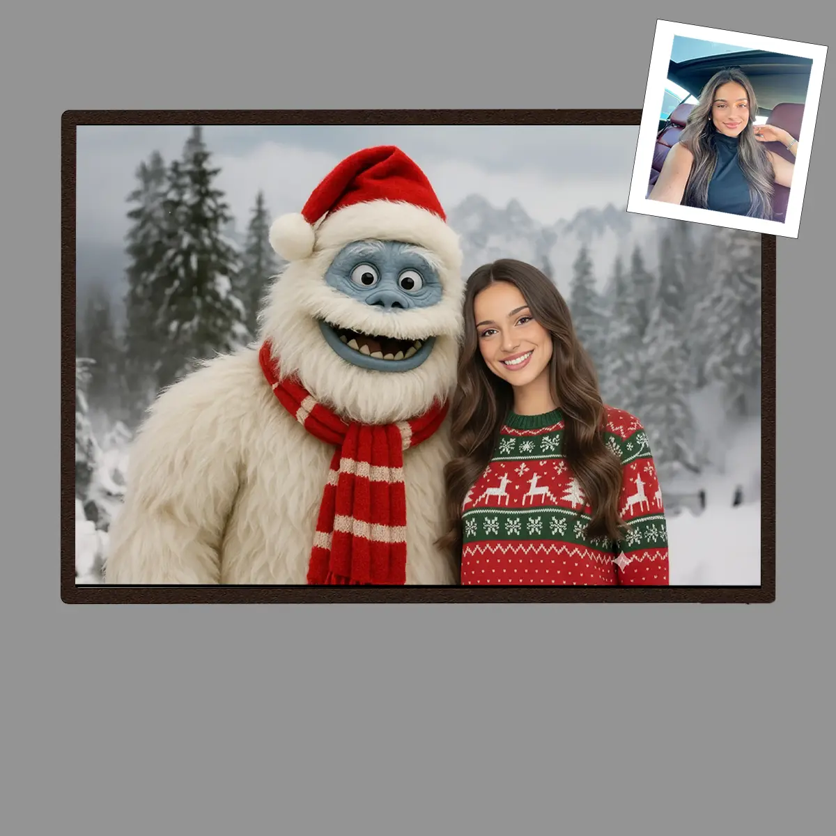 Personalized Christmas Yeti Poster | Classic 1964 Stop-Motion Movie, Custom Wall Art 1 Personalized Christmas Yeti Poster Classic 1964 Stop-Motion Movie Custom Wall Art
