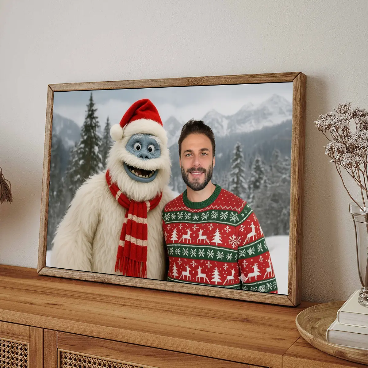 Personalized Christmas Yeti Poster | Classic 1964 Stop-Motion Movie, Custom Wall Art 12 Personalized Christmas Yeti Poster Classic 1964 Stop-Motion Movie Custom Wall Art