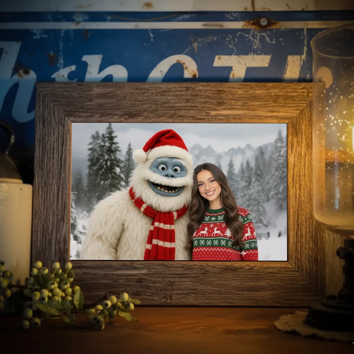 Personalized Christmas Yeti Poster | Classic 1964 Stop-Motion Movie, Custom Wall Art 2 Personalized Christmas Yeti Poster Classic 1964 Stop-Motion Movie Custom Wall Art